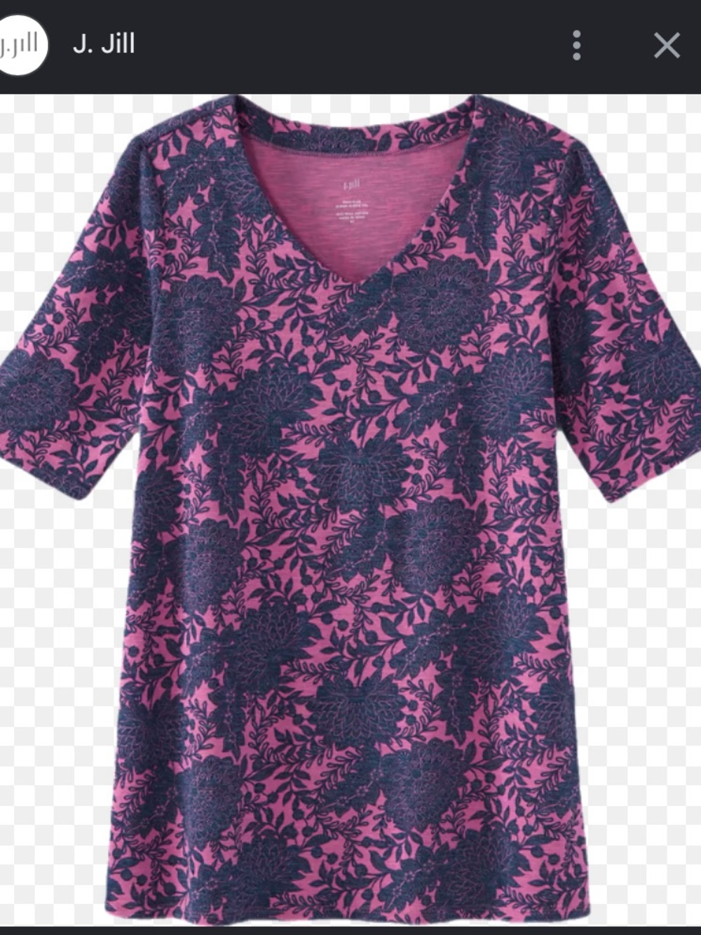 J Jill Pima cotton top